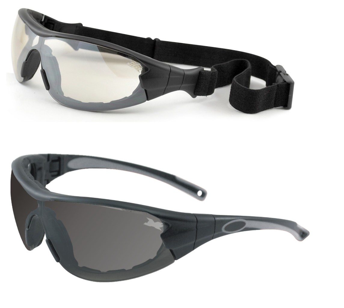 Delta: Óculos de segurança com hastes removíveis, VIC-58710, VIC 58720, VIC 58735