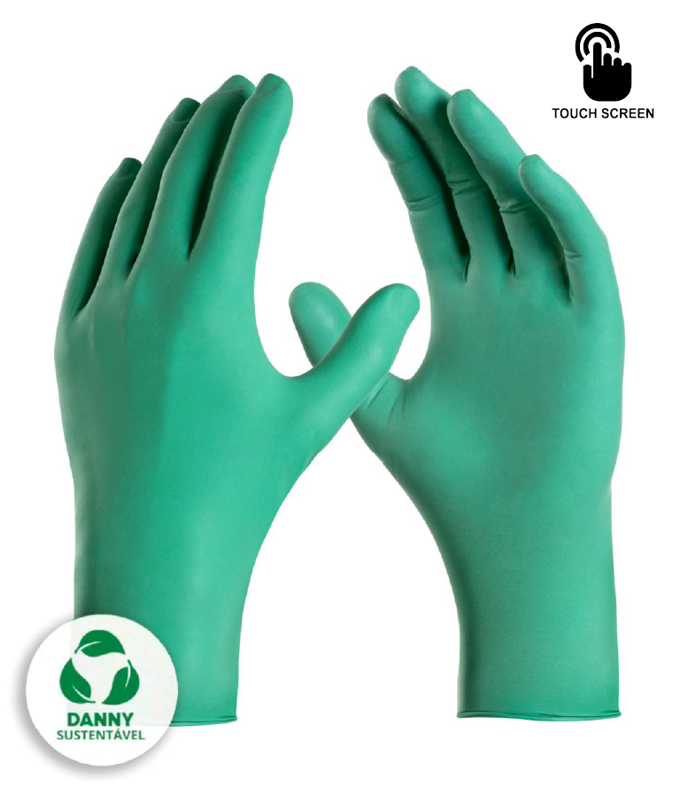 ECO SENSIFLEX: Luva nitrílica descartável