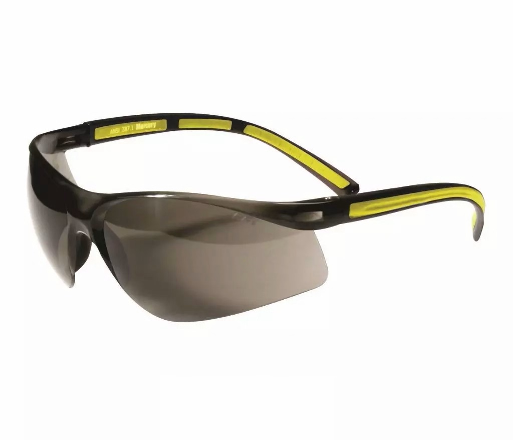 MERCURY: Óculos de segurança com lente de proteção em policarbonato com protetor nasal, VIC 57210 57220