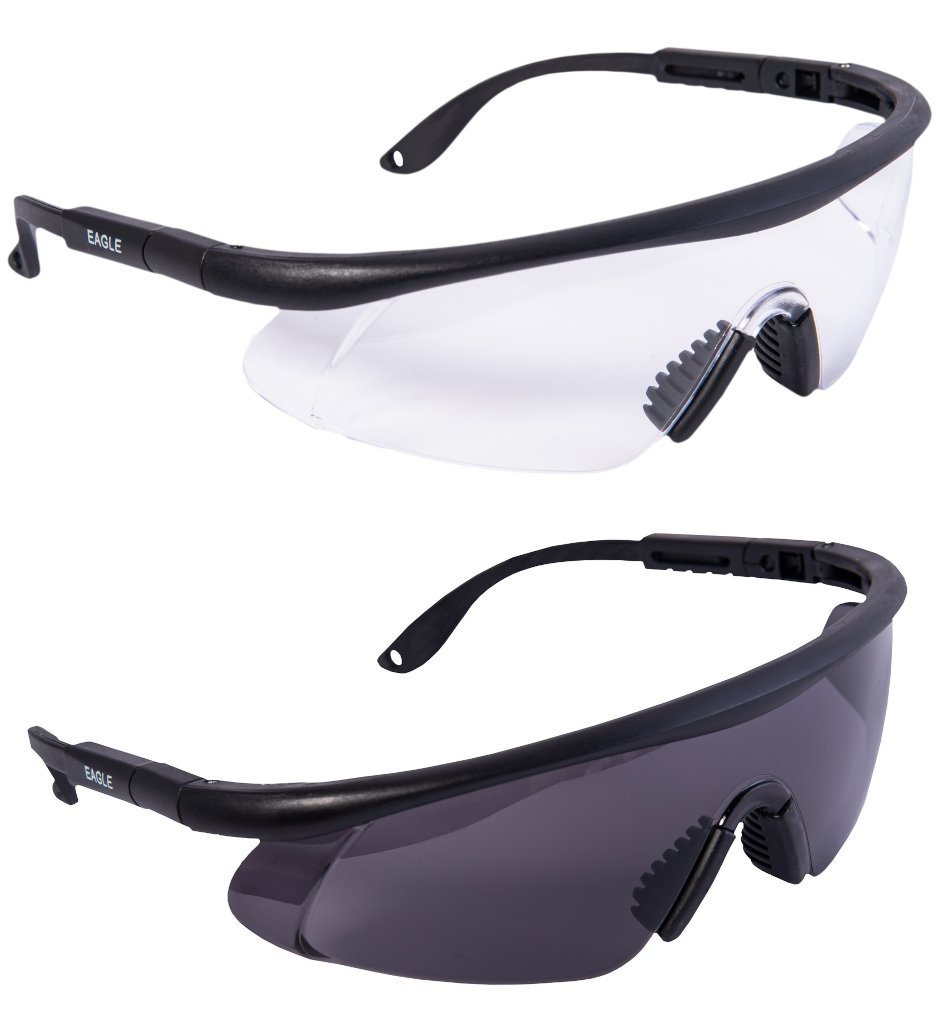 Óculos de segurança com protetor nasal de silicone Eagle, VIC-57110-57120